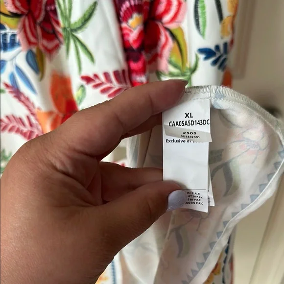 NWT Cupshe Colorful Floral Maxi Dress - Picture 5 of 8